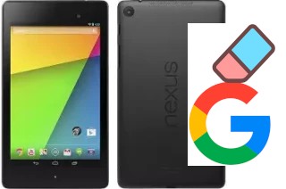 Come eliminare l'account Google su Asus Google Nexus 7 (2013)