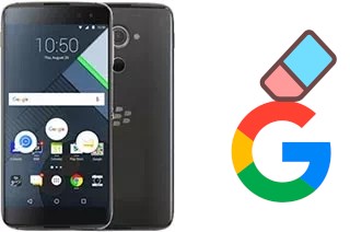 Come eliminare l'account Google su BlackBerry DTEK60