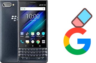 Come eliminare l'account Google su BlackBerry KEY2 LE