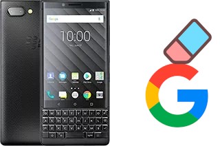 Come eliminare l'account Google su BlackBerry KEY2