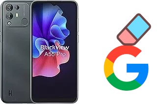 Come eliminare l'account Google su Blackview A55 Pro