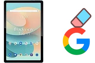 Come eliminare l'account Google su Blackview Tab 11