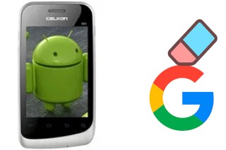 Come eliminare l'account Google su Celkon A85