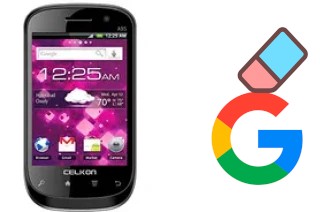 Come eliminare l'account Google su Celkon A95