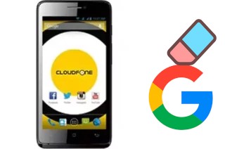 Come eliminare l'account Google su CloudFone Excite 451TV