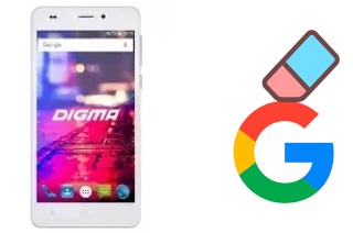 Come eliminare l'account Google su Digma Citi Z560 4G