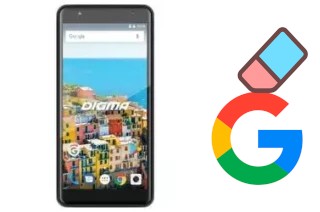 Come eliminare l'account Google su Digma Linx B510 3G