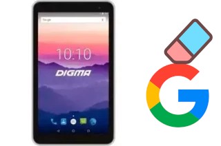 Come eliminare l'account Google su Digma Optima 7018N 4G