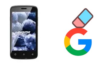 Come eliminare l'account Google su Digma Vox A10 3G