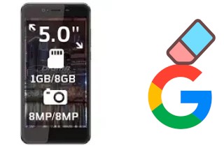 Come eliminare l'account Google su Digma Vox Flash 4G