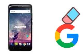 Come eliminare l'account Google su Digma Vox G501 4G