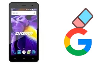 Come eliminare l'account Google su Digma Vox S506 4G