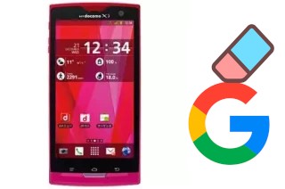 Come eliminare l'account Google su DoCoMo F-05D