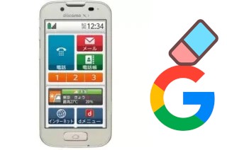 Come eliminare l'account Google su DoCoMo F-08E