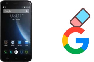 Come eliminare l'account Google su Doogee Valencia 2 Y100 Plus