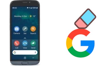 Come eliminare l'account Google su Doro 8050 Plus