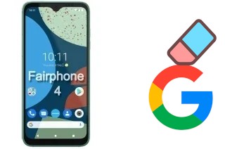 Come eliminare l'account Google su Fairphone 4