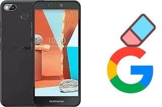 Come eliminare l'account Google su Fairphone 3+