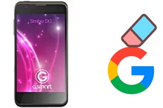 Come eliminare l'account Google su Gigabyte GSmart Simba SX1