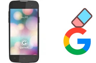 Come eliminare l'account Google su Gigabyte GSmart Rey R3