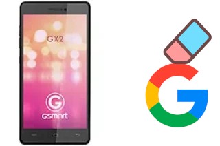 Come eliminare l'account Google su Gigabyte GSmart GX2