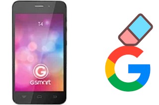 Come eliminare l'account Google su Gigabyte GSmart T4 (Lite Edition)