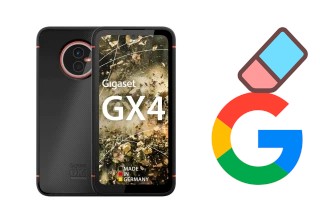 Come eliminare l'account Google su Gigaset GX4