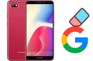 Come eliminare l'account Google su Gionee F205 Pro