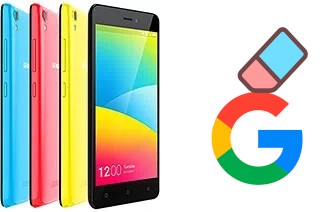 Come eliminare l'account Google su Gionee Pioneer P5W