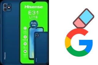 Come eliminare l'account Google su HiSense E31 LITE