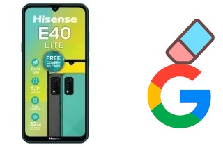 Come eliminare l'account Google su HiSense E40 LITE