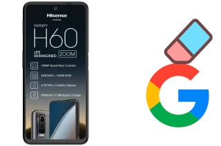 Come eliminare l'account Google su HiSense H60 Zoom