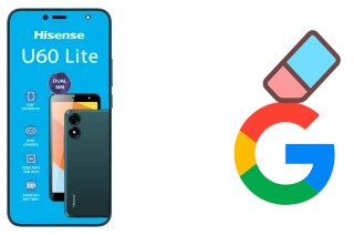 Come eliminare l'account Google su HiSense U60 Lite