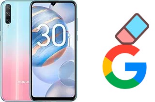 Come eliminare l'account Google su Honor 30i