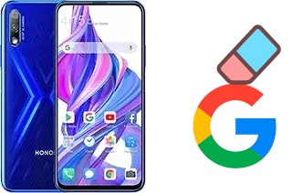 Come eliminare l'account Google su Honor 9X (China)