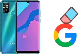 Come eliminare l'account Google su Honor Play 9A