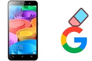 Come eliminare l'account Google su Honor 4X