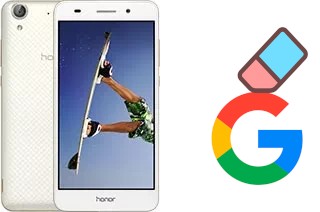 Come eliminare l'account Google su Honor Holly 3