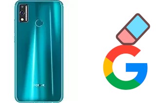 Come eliminare l'account Google su Honor 9X Lite