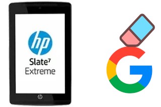 Come eliminare l'account Google su HP Slate7 Extreme