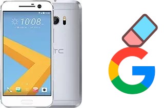 Come eliminare l'account Google su HTC 10 Lifestyle