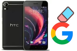 Come eliminare l'account Google su HTC Desire 10 Compact