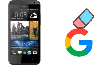 Come eliminare l'account Google su HTC Desire 300