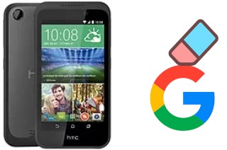 Come eliminare l'account Google su HTC Desire 320