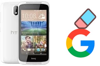 Come eliminare l'account Google su HTC Desire 326G dual sim