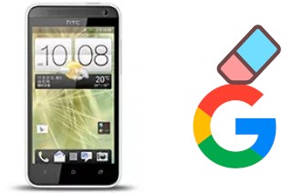 Come eliminare l'account Google su HTC Desire 501