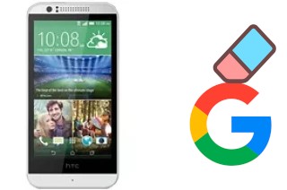 Come eliminare l'account Google su HTC Desire 510