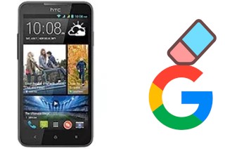 Come eliminare l'account Google su HTC Desire 516