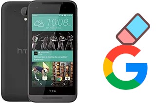 Come eliminare l'account Google su HTC Desire 520