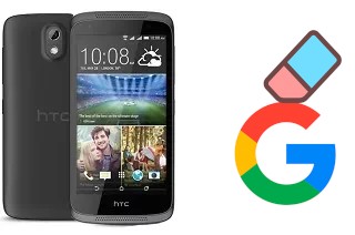 Come eliminare l'account Google su HTC Desire 526G+ dual sim